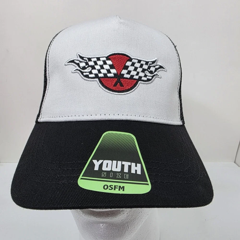 Hot‎ Wheels Snapback Hat Cap Black, White Hot Wheels Logo Kids Adults Unisex